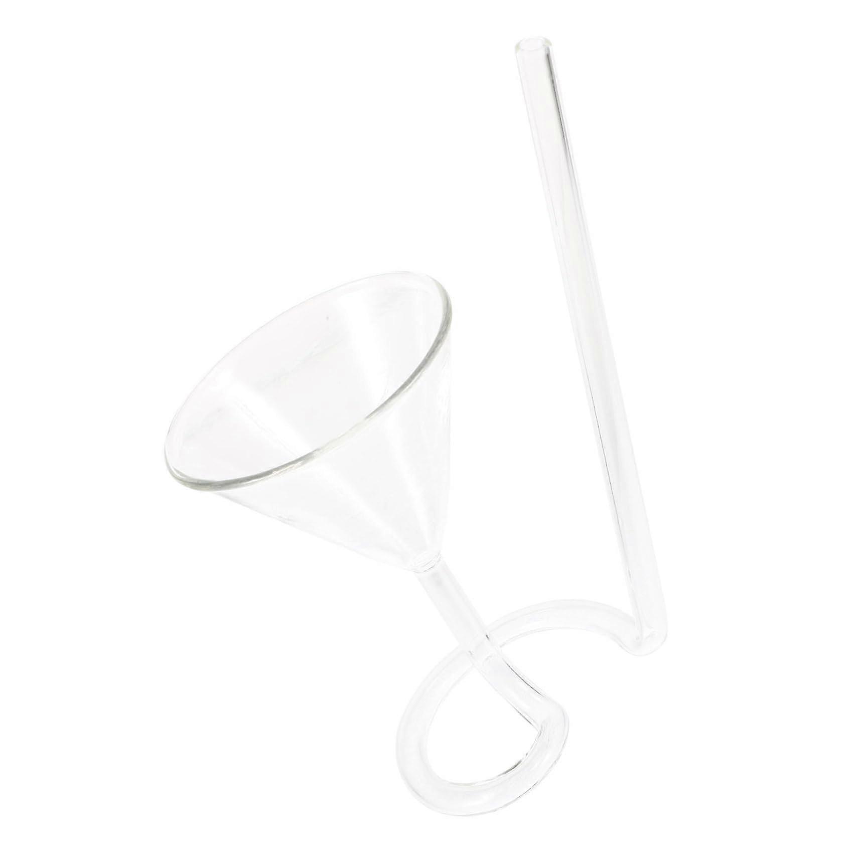 Cocktail Cup with Straw Drinking Cup with Ribbed Martini Transparent