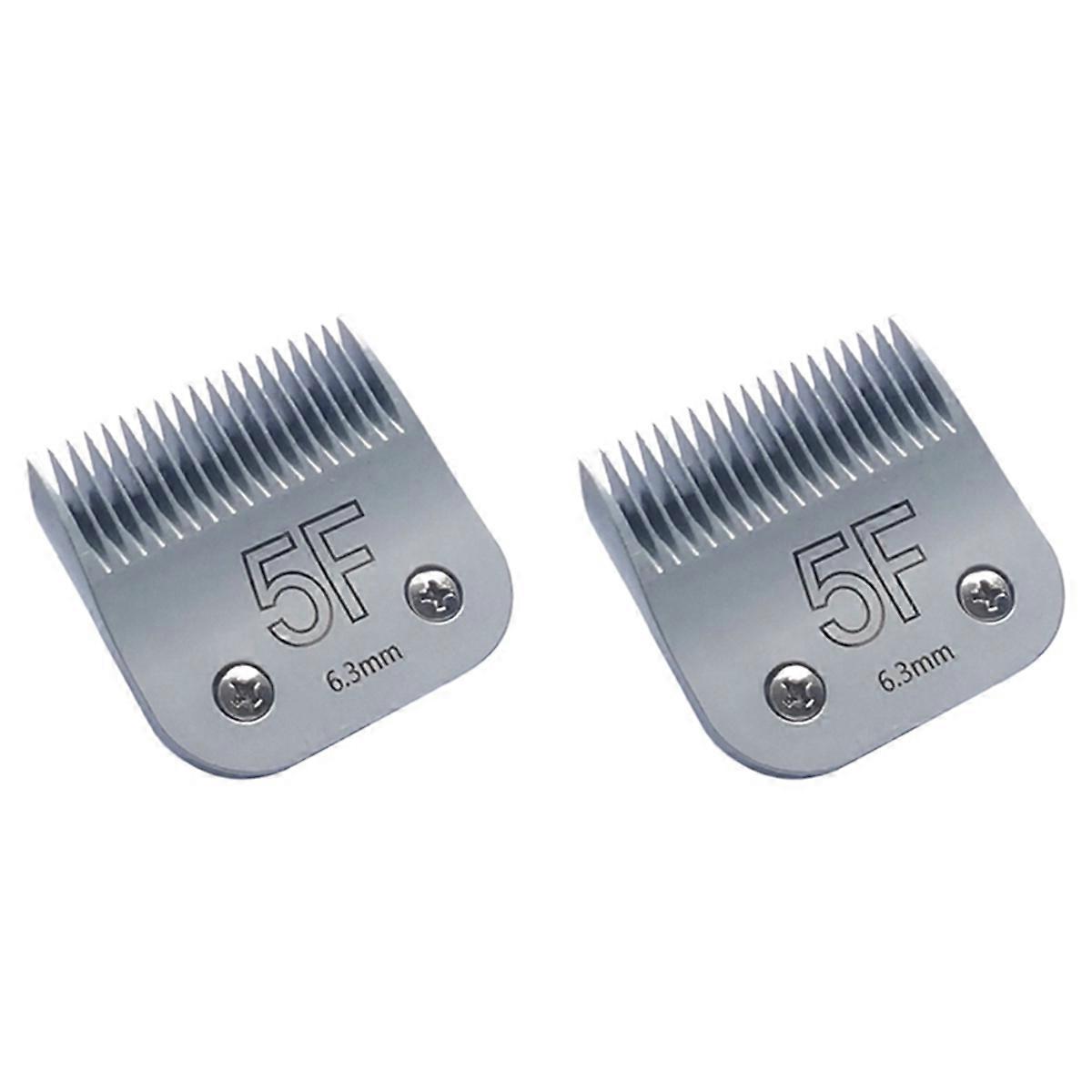 5FC 6.3mm Detachable Pet Dog Grooming Clipper Ceramic Blade Replacement for Most A5 KM10 Series Cli