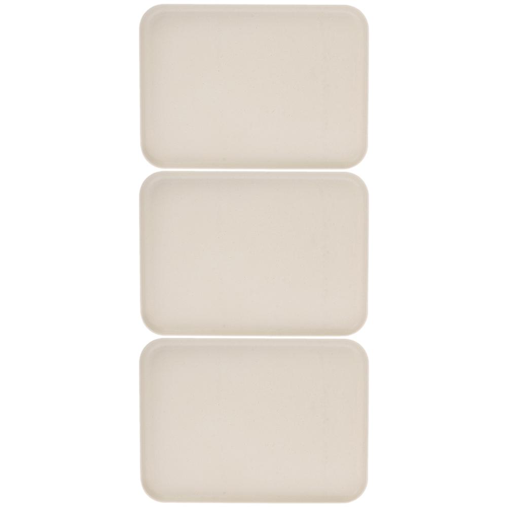 Fruit Tray Non-Slip For Home Use 24X17X2CM 3Set