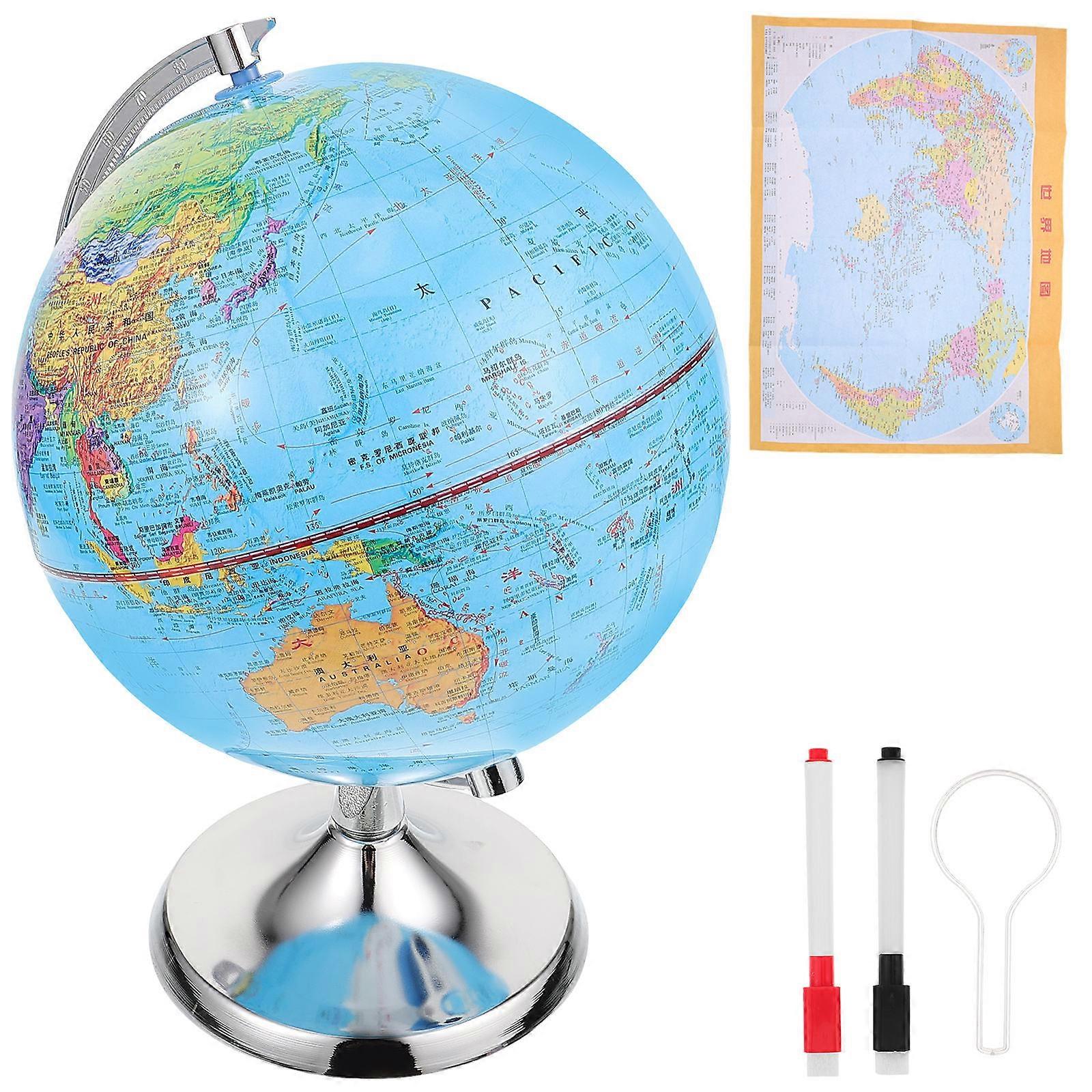 World Globe For For Kids Learning Educational Globe Home Decor 20cm Plastic 1 Set
