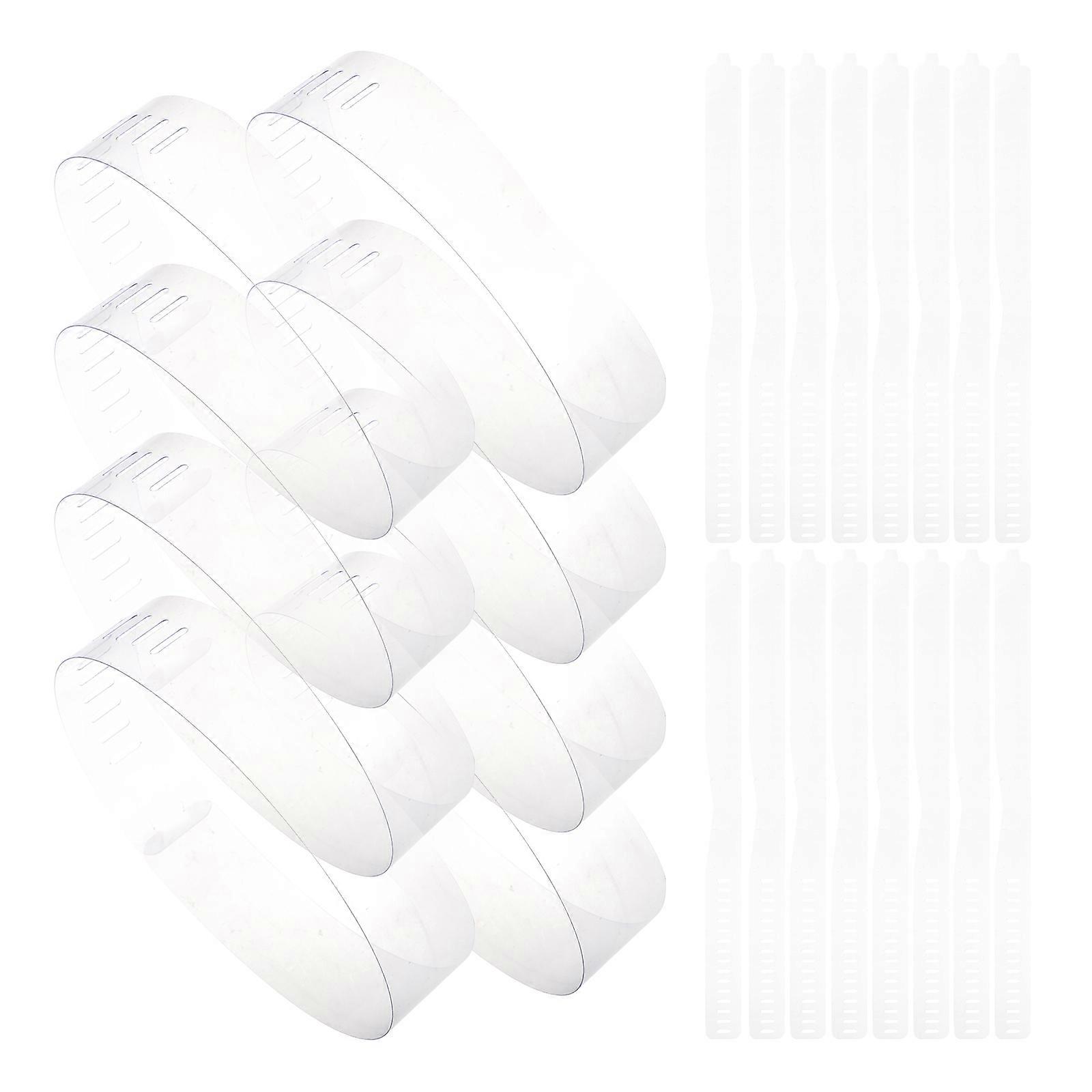 Plastic Collar Stays Men's Shirt Stays Rectangular Professional Look Various Occasions 100Pack