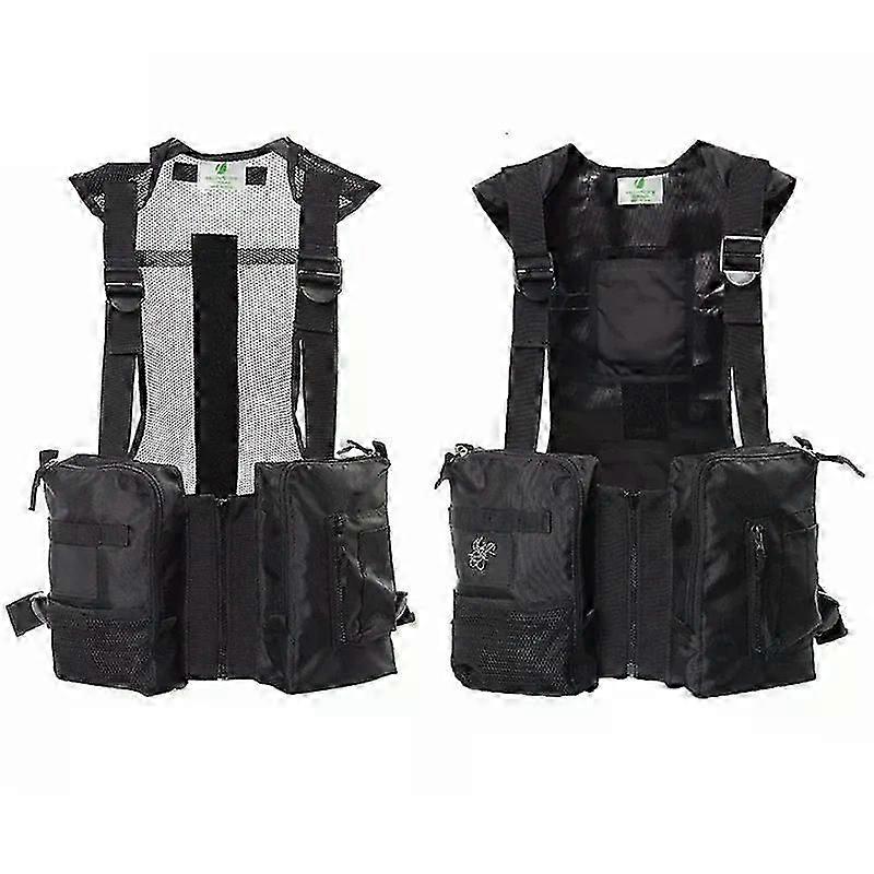 Outdoor Sport Fishing Vest Multipurpose Breathable Fishing Jacket Quick Dry Can Be Equipped Cooling Ice Pack and Warm Paste