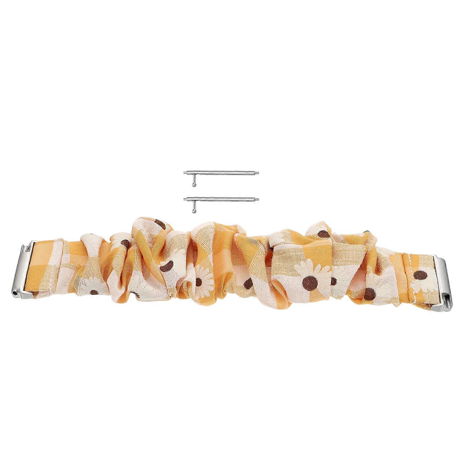Elastic Wristbands Scrunchie Watch Strap 2 Watchband Most People Curved Fashionable Design Durable 1Set