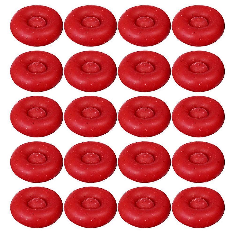 20Set Caulk Finishing Tools Caulk Caps For Sealing And Preserving Adhesives Red 1.3x1.3cm Sleeves
