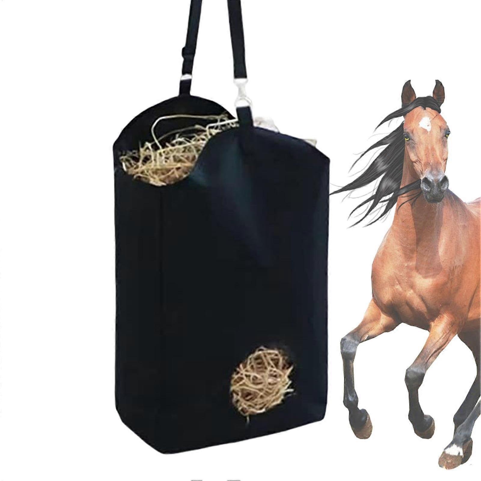Hay bale bag, hay bag made of Oxford fabric hay net for Multifunctional pet accessory