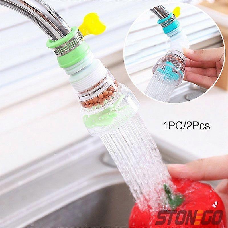 1PC/2Pcs New Faucet Shower Kitchen Stonego Faucet Filter Rotatable Filter Water Saver Water Splasher