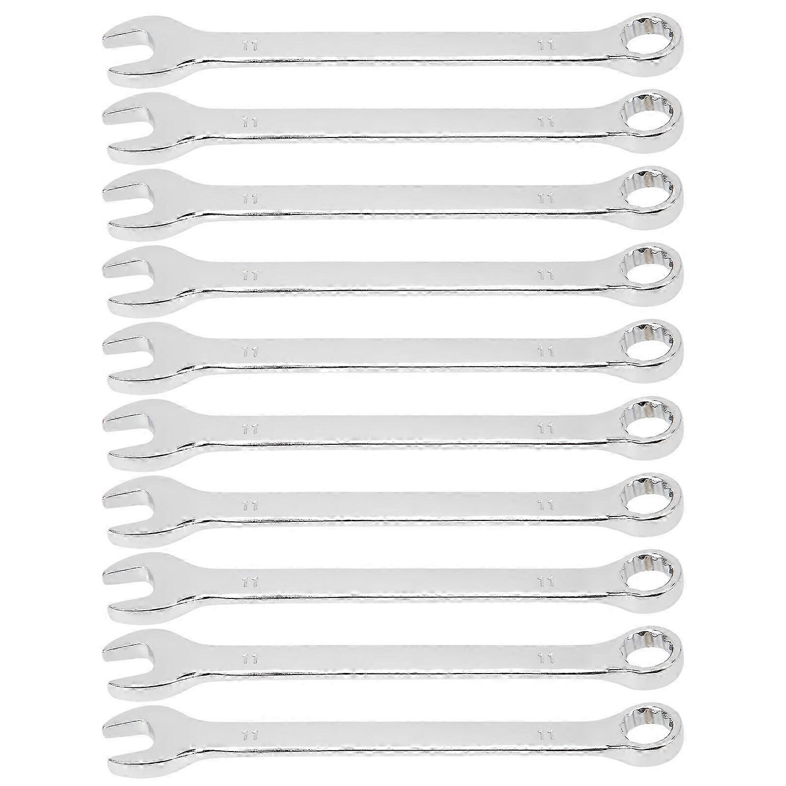 10Pcs Double-Ended Combination Spanner 12mm Hand Tools CRV Steel