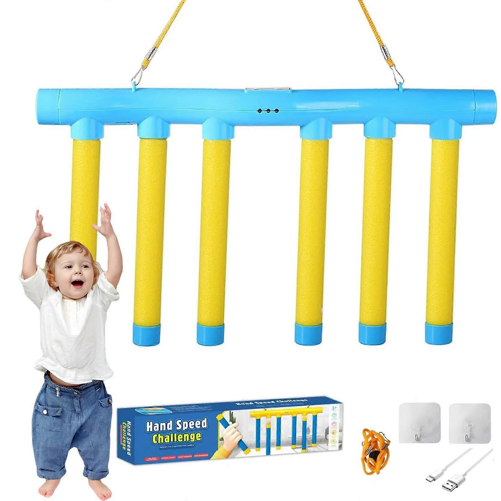 Hand Eye Coordination Reaction Training Toy for Kids and Adults (Blue)