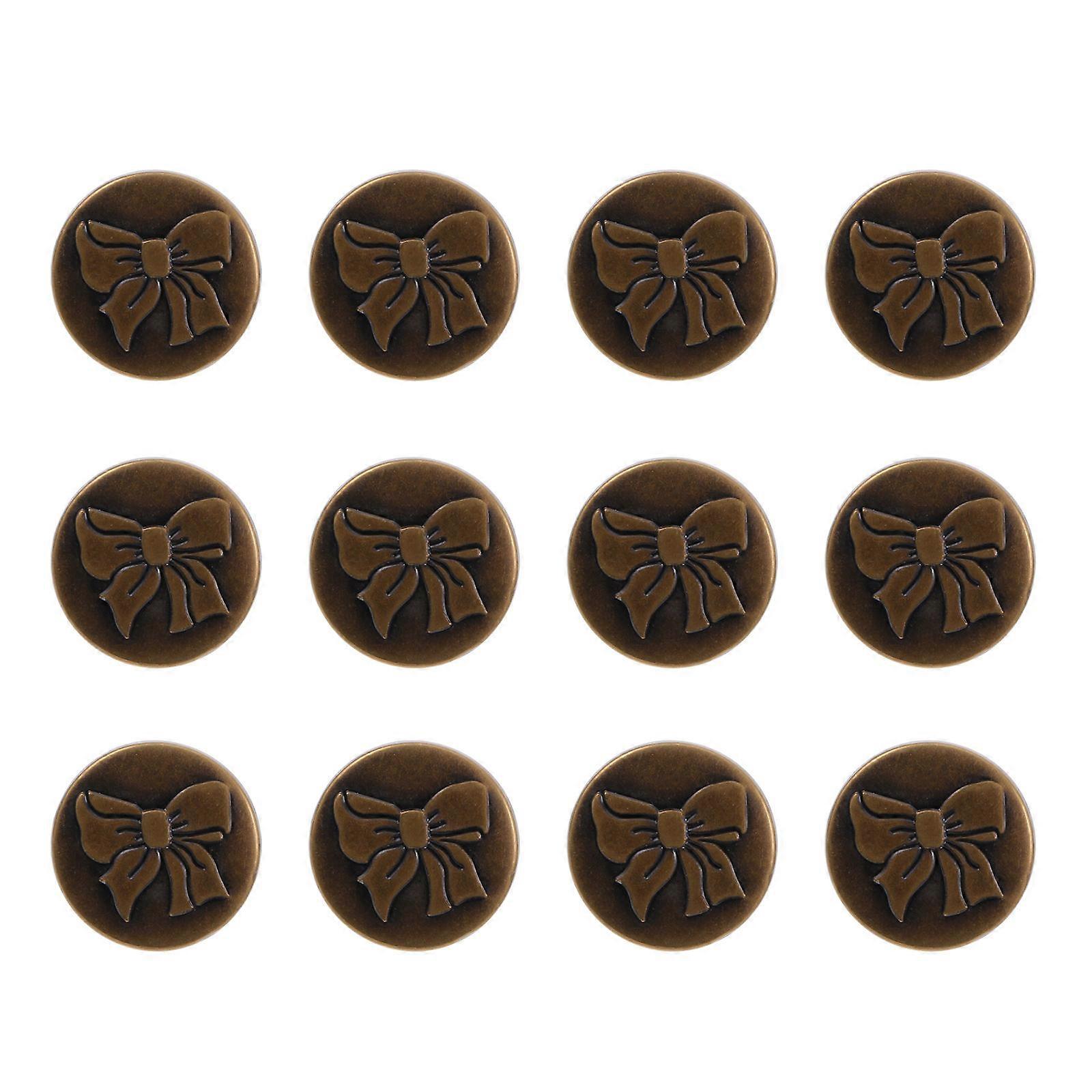 Adjustable Jean Buttons 12pcs Removable Alloy Waist Expander Kit for Pants No Tools Durable Easy Fit