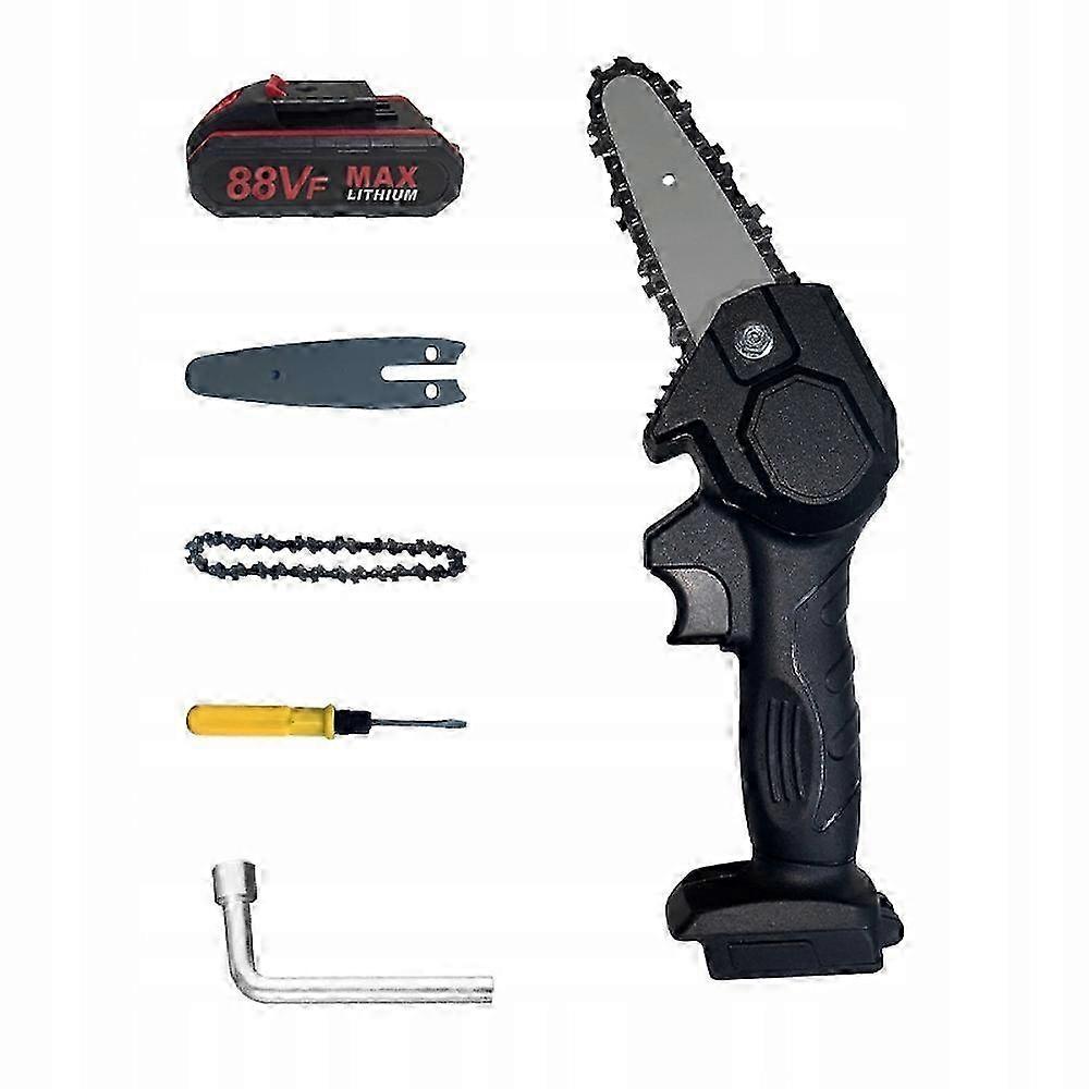 Mini Chain Saws Pruning Electric Chainsaw Cordless Garden Tree Logging Trimming Saw