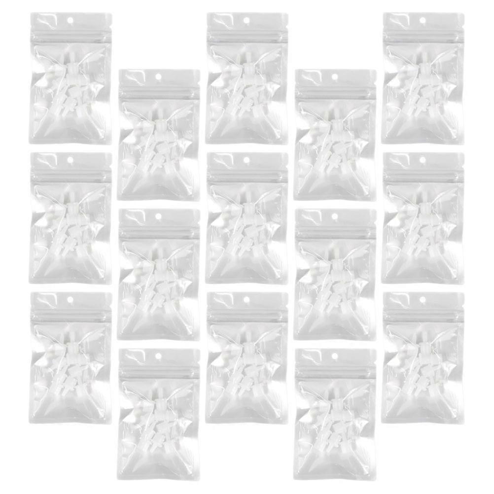 100Pcs Universal Eyelash Glue Replacement Bottle Mouths White