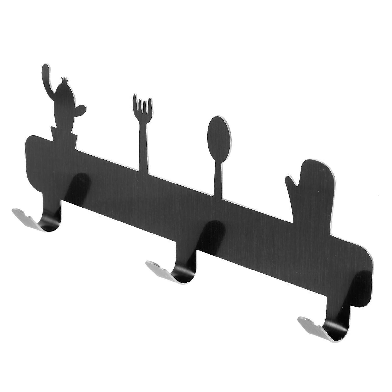 Wall Hooks For Coats Metal Towel Hook Simple Delicate Style Long-Term Use Kitchen 1Pcs