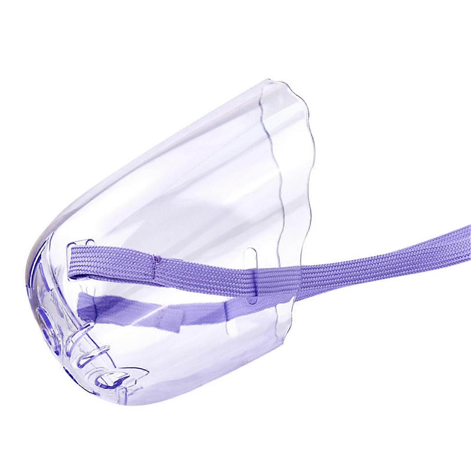 Cat Muzzle, Helmet, Transparent, Breathable, Prevents Biting, Adjustable for Grooming