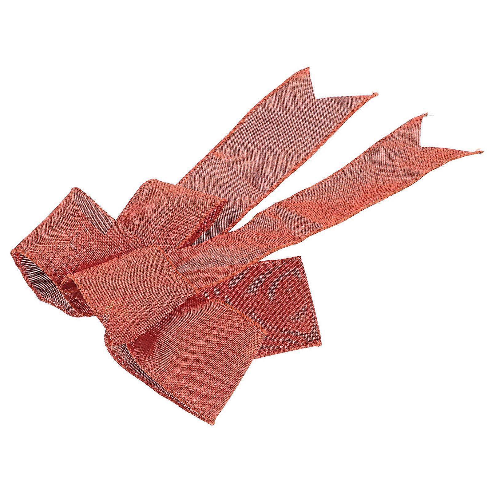 Christmas Bows for Crafts Elegant Bowknot Decoration for Parties Banquets Weddings Fabric 25x16cm 1Pack