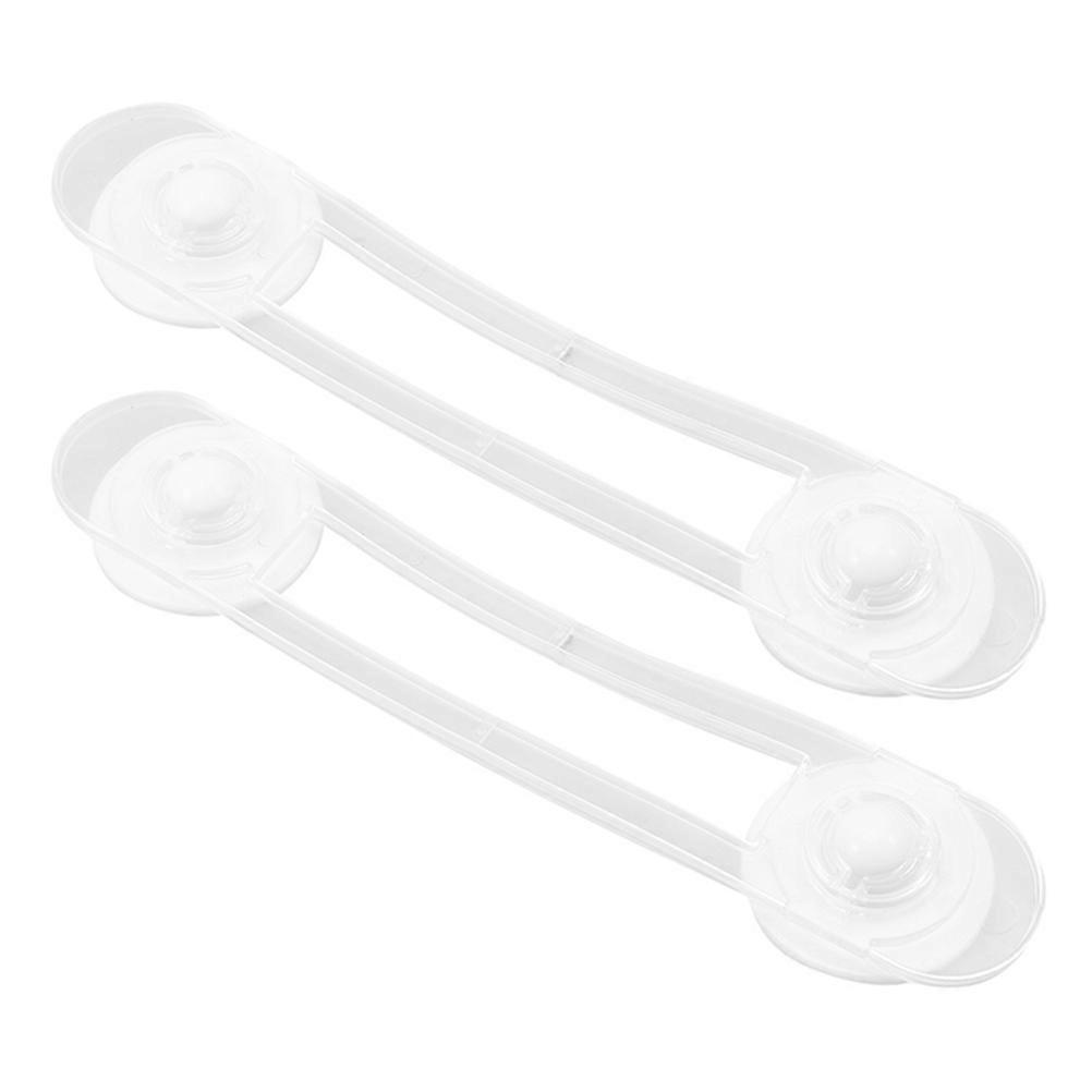 Transparent Childproof Cabinet Locks for Fridge Drawers & Cupboards – Flexible, Easy Install, No Tools Required – Household Safety Protection
