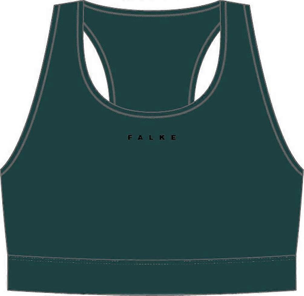 Falke Training Medium Support Sports Bra - Holly Green