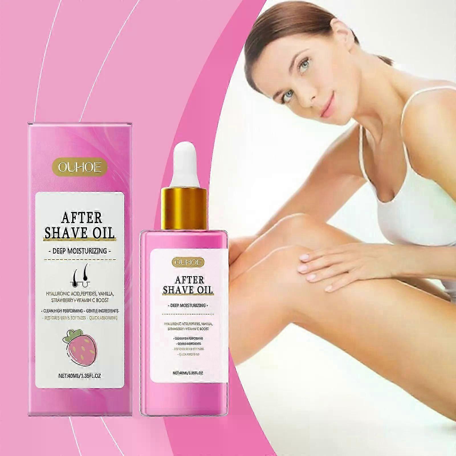 Strawberry Vanilla After Shave Oil, Soft Serve After Shave Oil, After Shave Oil Strawberry, Soft Serve After Shave Oil, Prevent Ingrown Hairs & Drynes