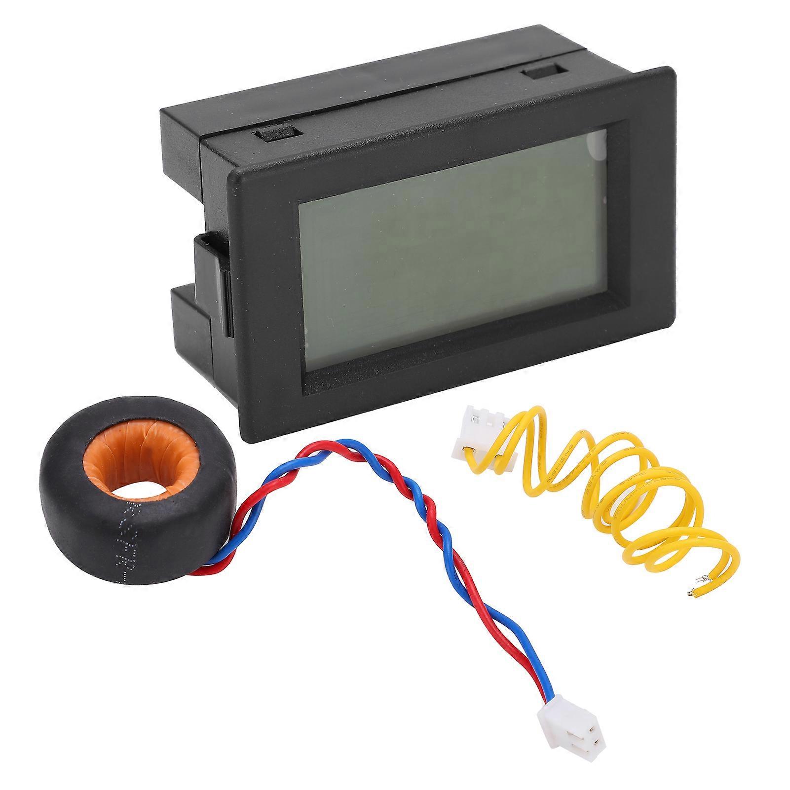 QH4835A AC80‑400V LCD Double Display Current Voltage Meter Electrical Digital Current Voltmeter