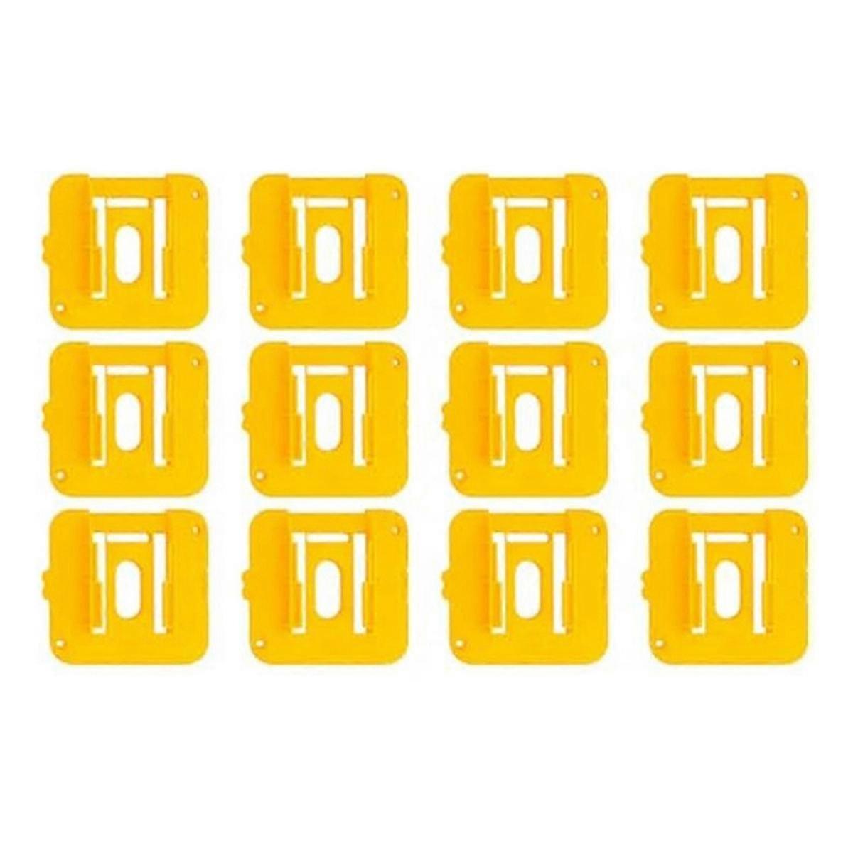 12Pack Battery Holder for Dewalt 20V Battery Mounts Dock Holder Edition0722