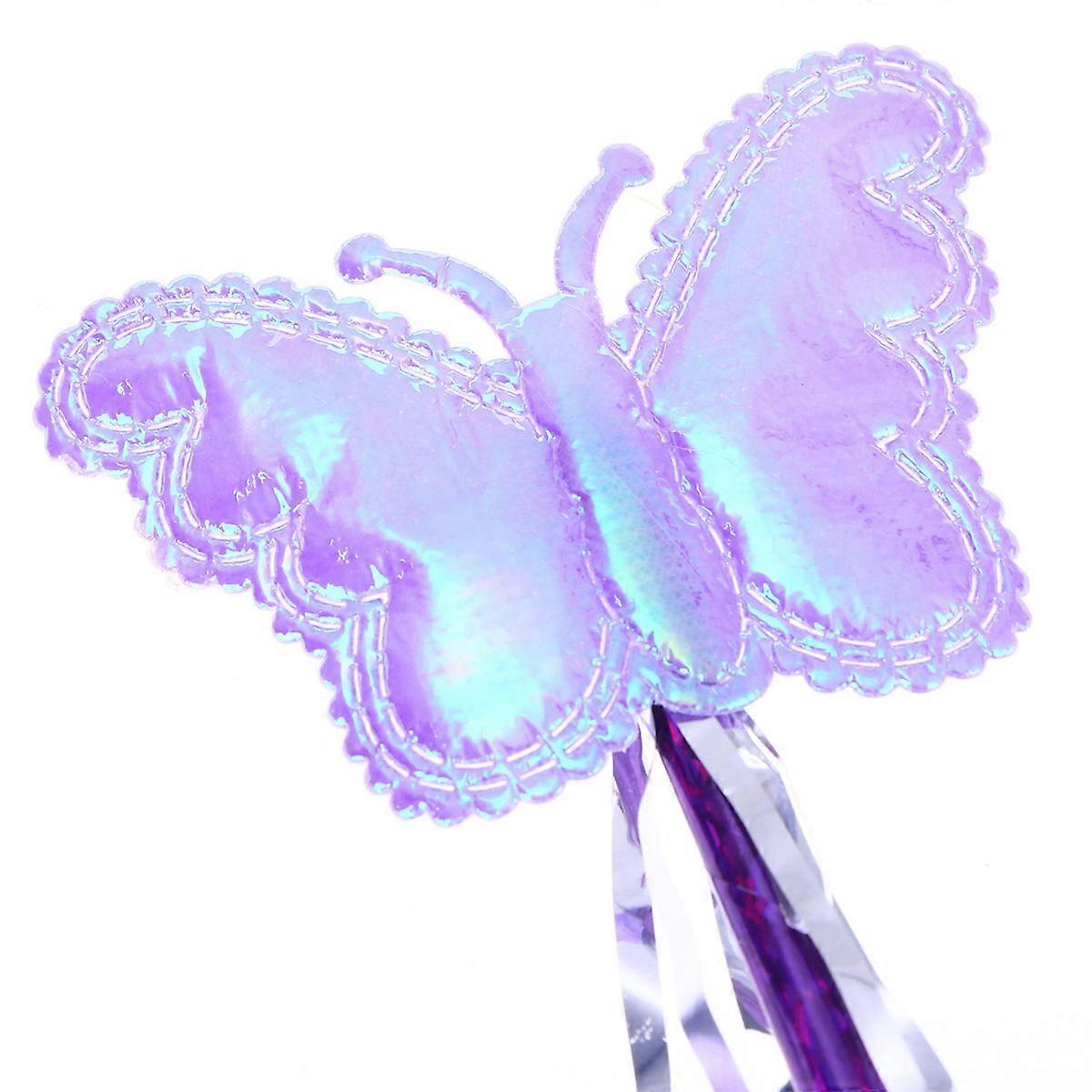 Fancy Dress Wings Kids Slow Flicker Purple 3Pcs
