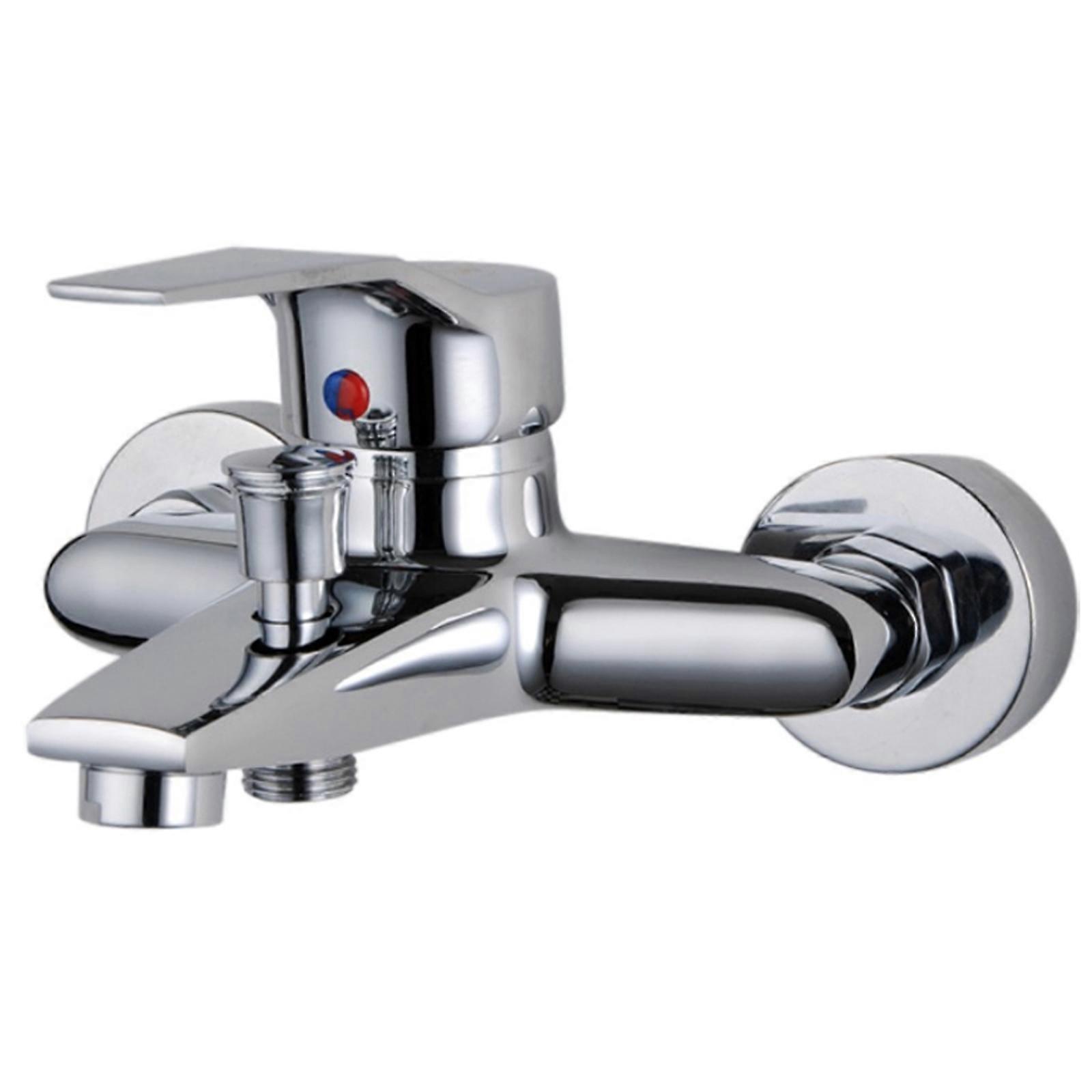 Single Lever Zinc Alloy Faucet for Bathroom Sink with Durable Silver Finish Easy to Install 8.5 inches