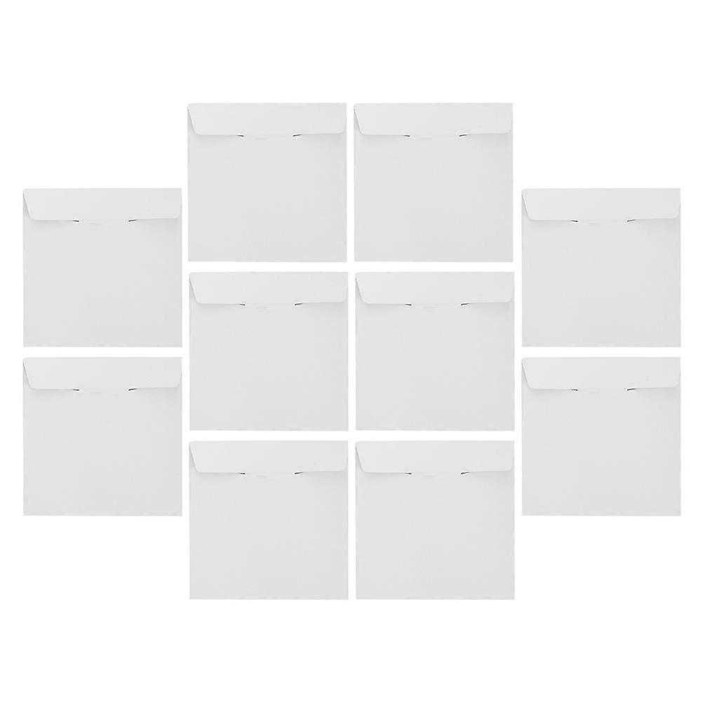 Cd Storage Case White Cardboard Mailing Envelopes For Djs Scratch Protection 10Pcs