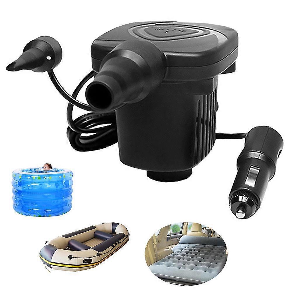 Electric Air Pump DC12V-14.4V Car Inflatable Pump Car Auto Electric Air Pump Inflator for Boat
