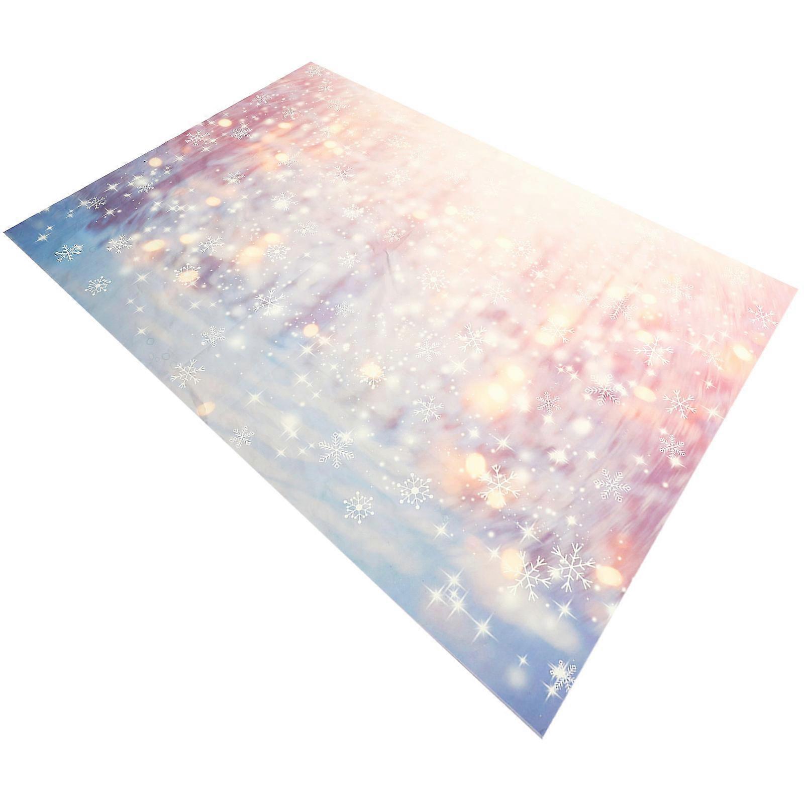 Snowy Backdrop Photography Background Collapsible Lightweight Carry and Suspend Multi 210X150X0.1CM 1Pack