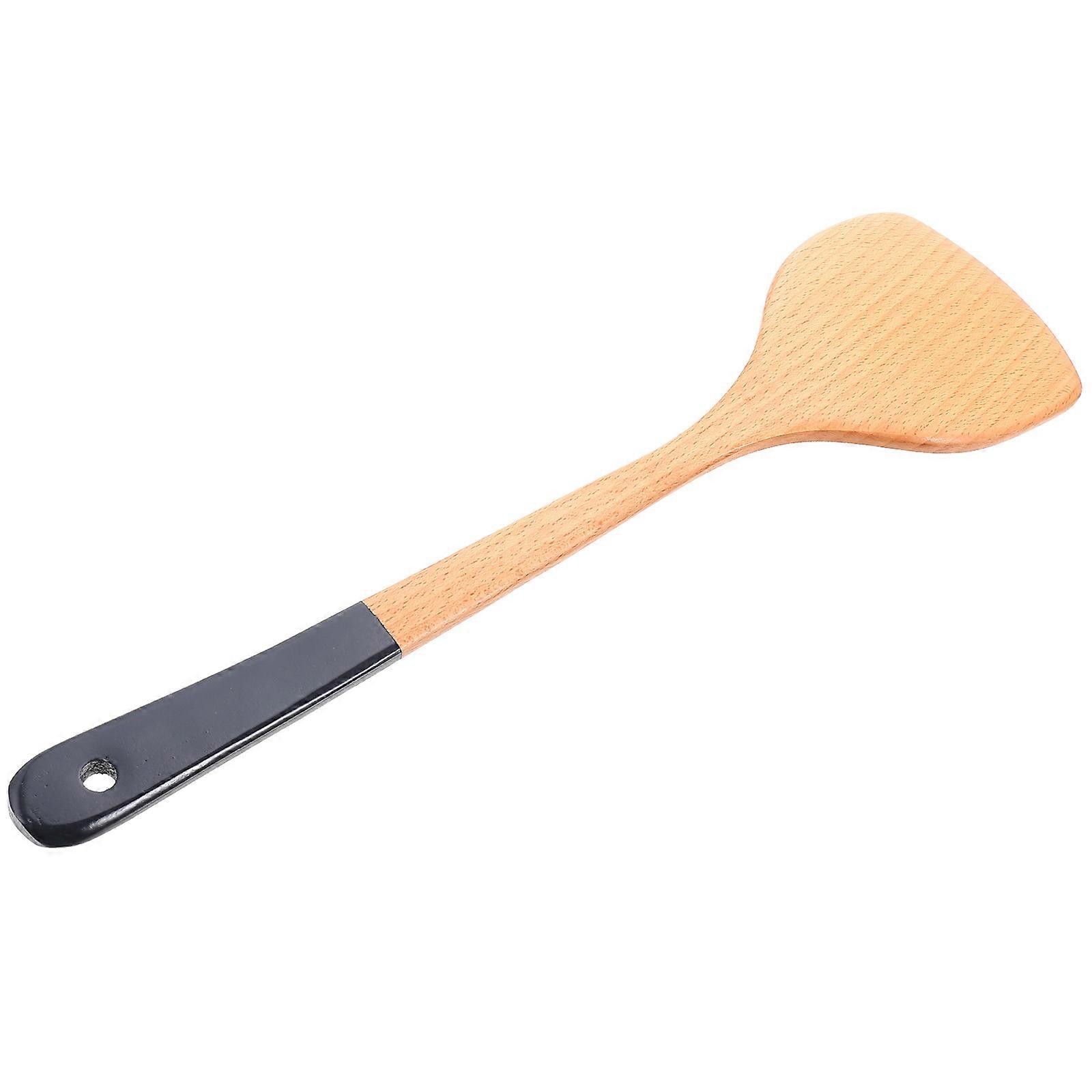Non Stick Kitchen Spatula with Blue Handle for Frying & Cooking – Beechwood Turner Easy to Clean & Store for Home Use