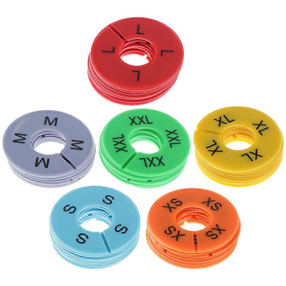 30pcs Wardrobe Closet Size Dividers from XS to XXL Practical Hanger Organizers