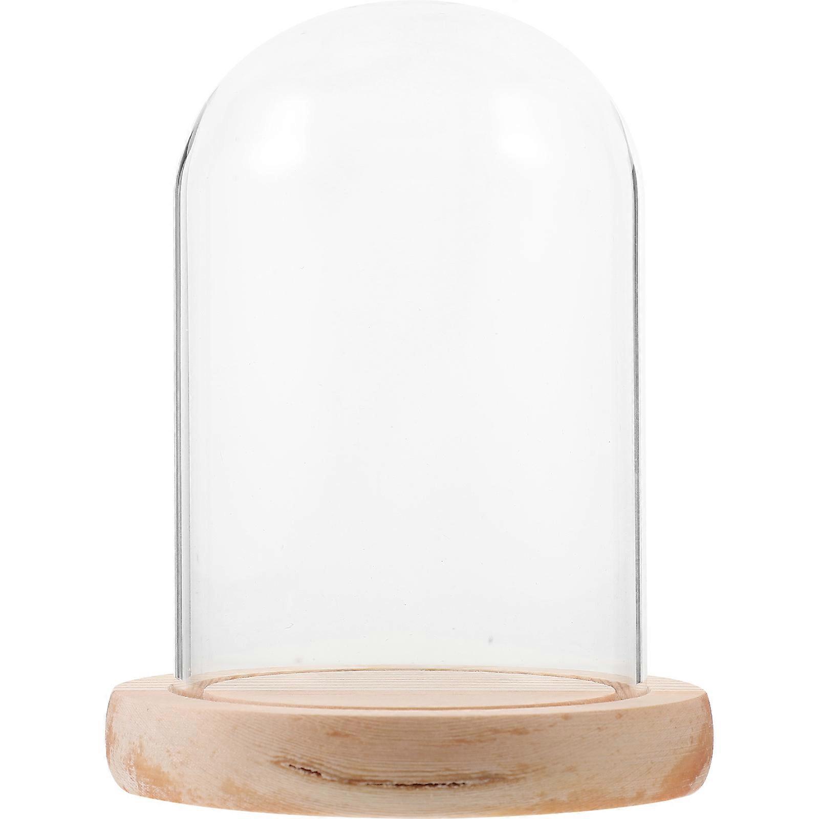 Clear Glass Dome with Base for Decor Multi Size Options Perfect for DIY Crafts and Home Adornment