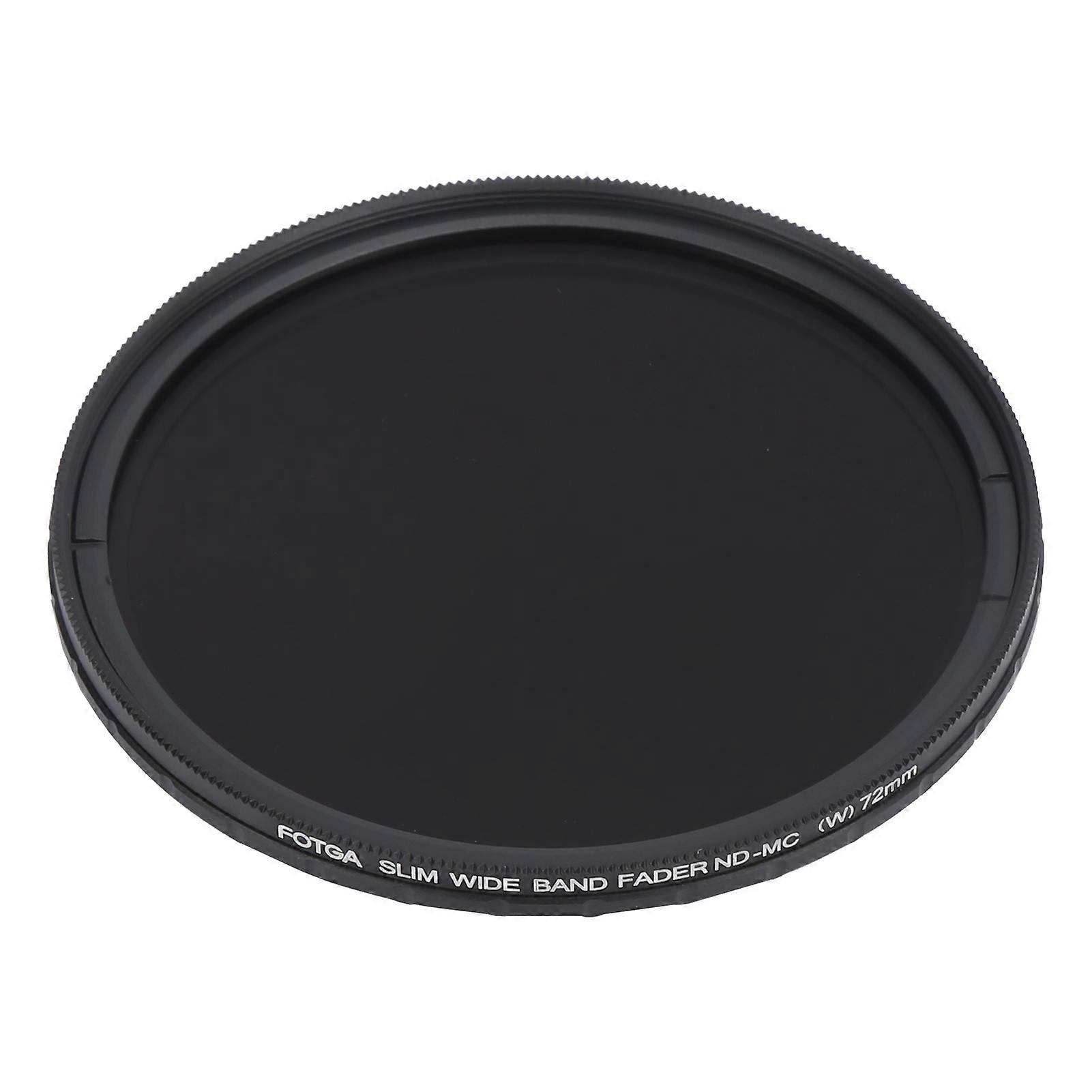 FOTGA Variable ND Filter Adjustable ND2‑ND400 Neutral Density Lens Filter for SLR Camera72mm