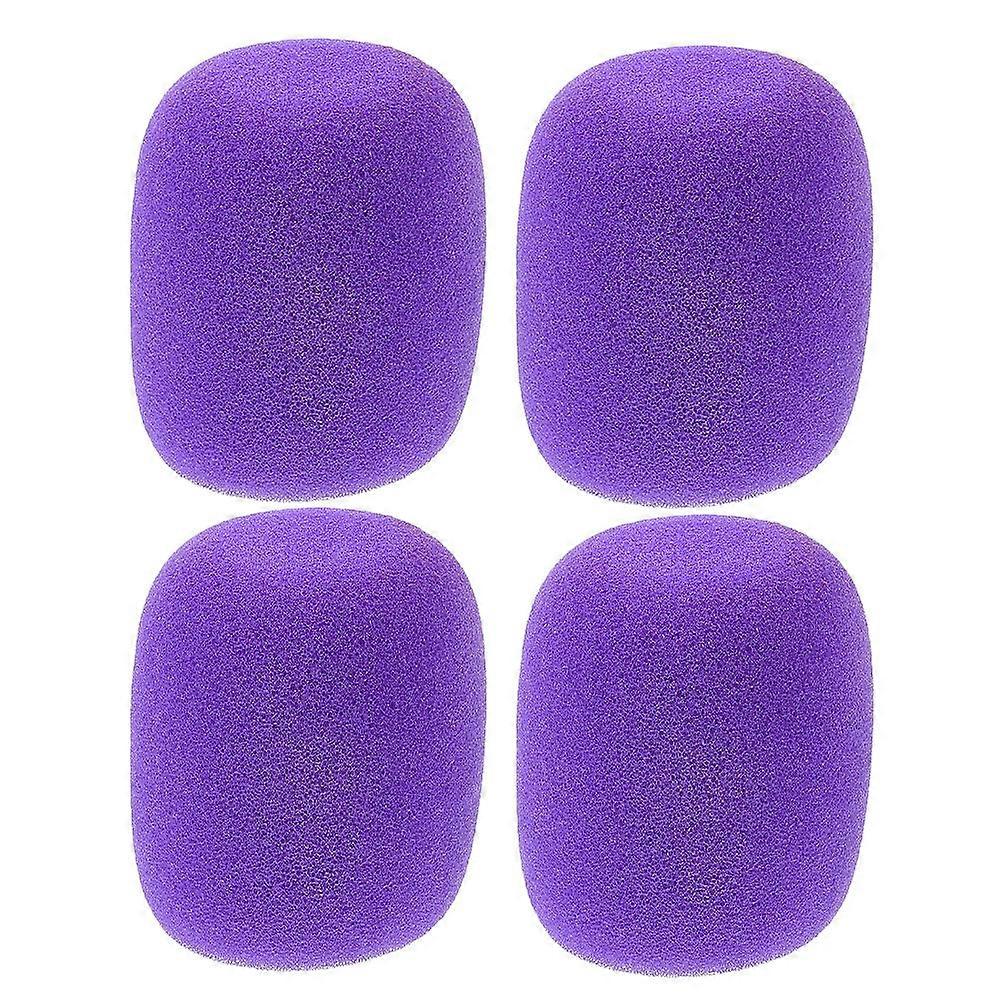 Thickened Microphone Sleeve Set – 4pcs Washable Protective Covers with Anti Slip Design for Home KTV, Professional Performance & Drop Protection –