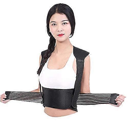 Posture Corrector Tourmaline SelfHeating Bandage Support Belt Back Correction