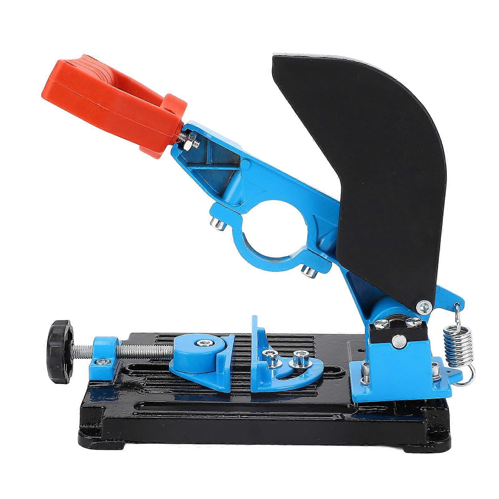 80mm Clamping Angle Grinder Holder With Fixed-Roller Design, Electric Drill-Cutting Stand With Cover for Woodworking
