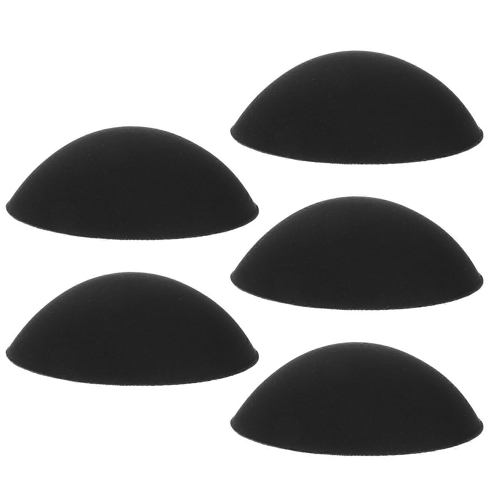 Black Bra Pads Inserts Made of Polyester for Sports and Home Use Reusable and Washable Fit Perfectly