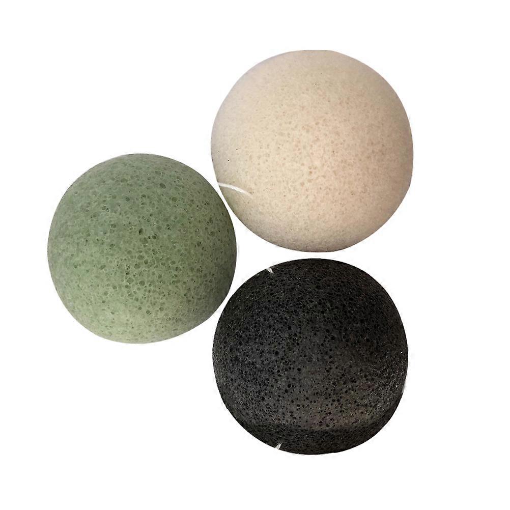 Gentle Exfoliating sponges for Cleaning with Assorted Colors 3Pcs