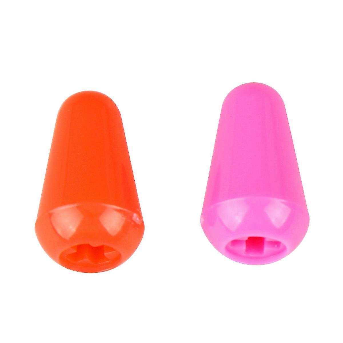 Replacement Switch Lids For Guitar Playing Electric Guitarists Red Plastic 10Set
