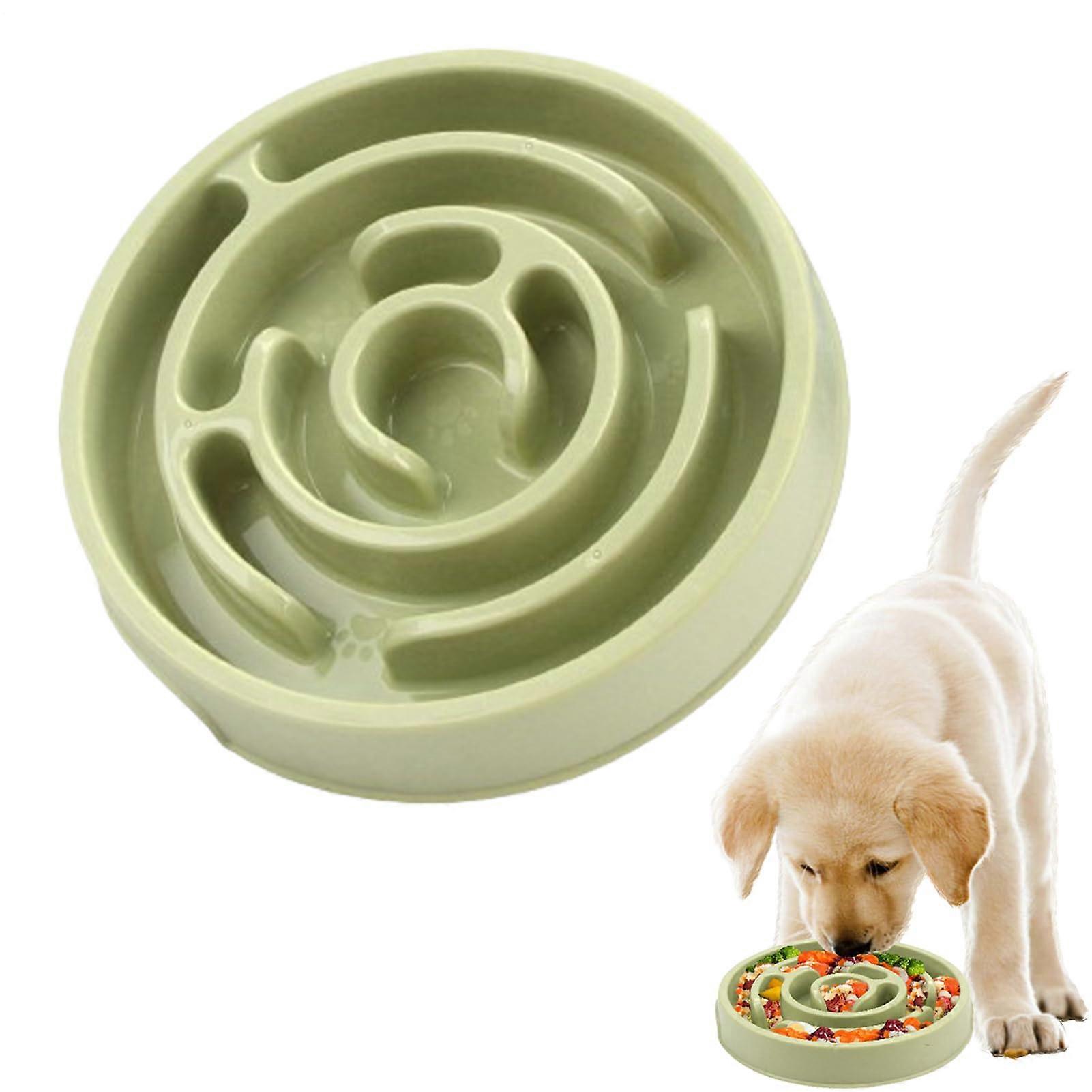 Slow Feeding Dog Bowl Interactive Puzzle Design Swallowing Protection Non Slip Maze Bowl For Puppies And Medium Dogs