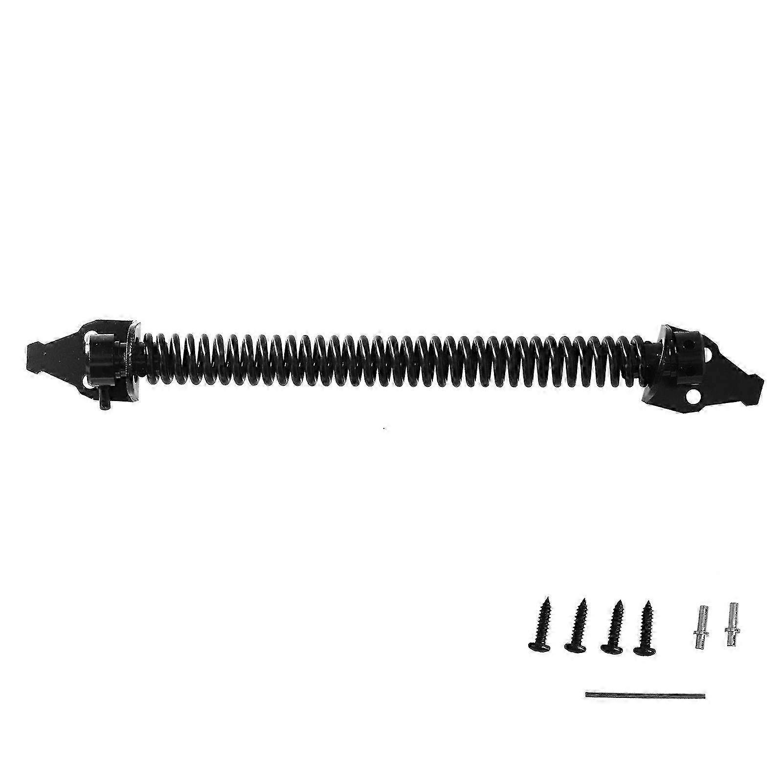 Adjustable Automatic Closing Door & Gate Spring Hinge - Wooden Box Hardware for Outdoor Doors & Gates