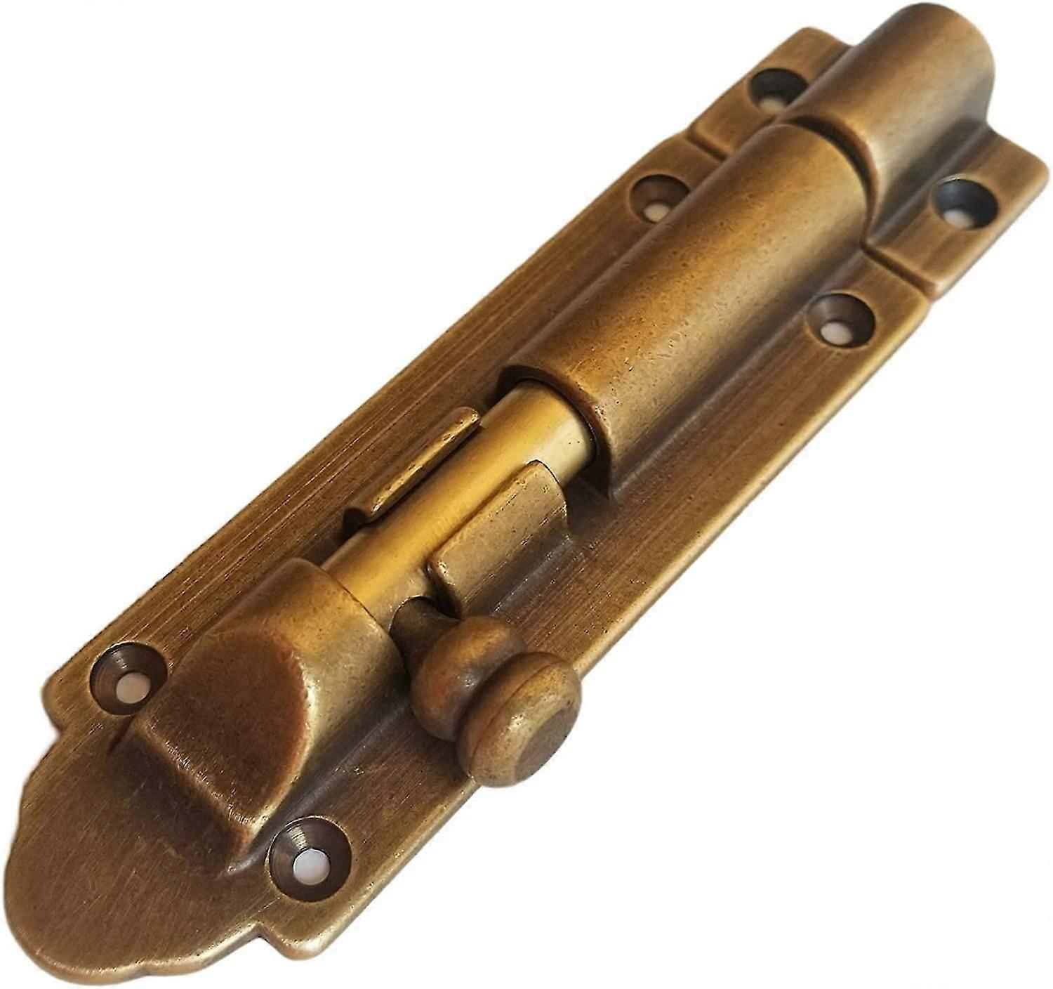 Antique Brass Solid Cast Brass Barrel Bolt Door Slide Latch Lock
