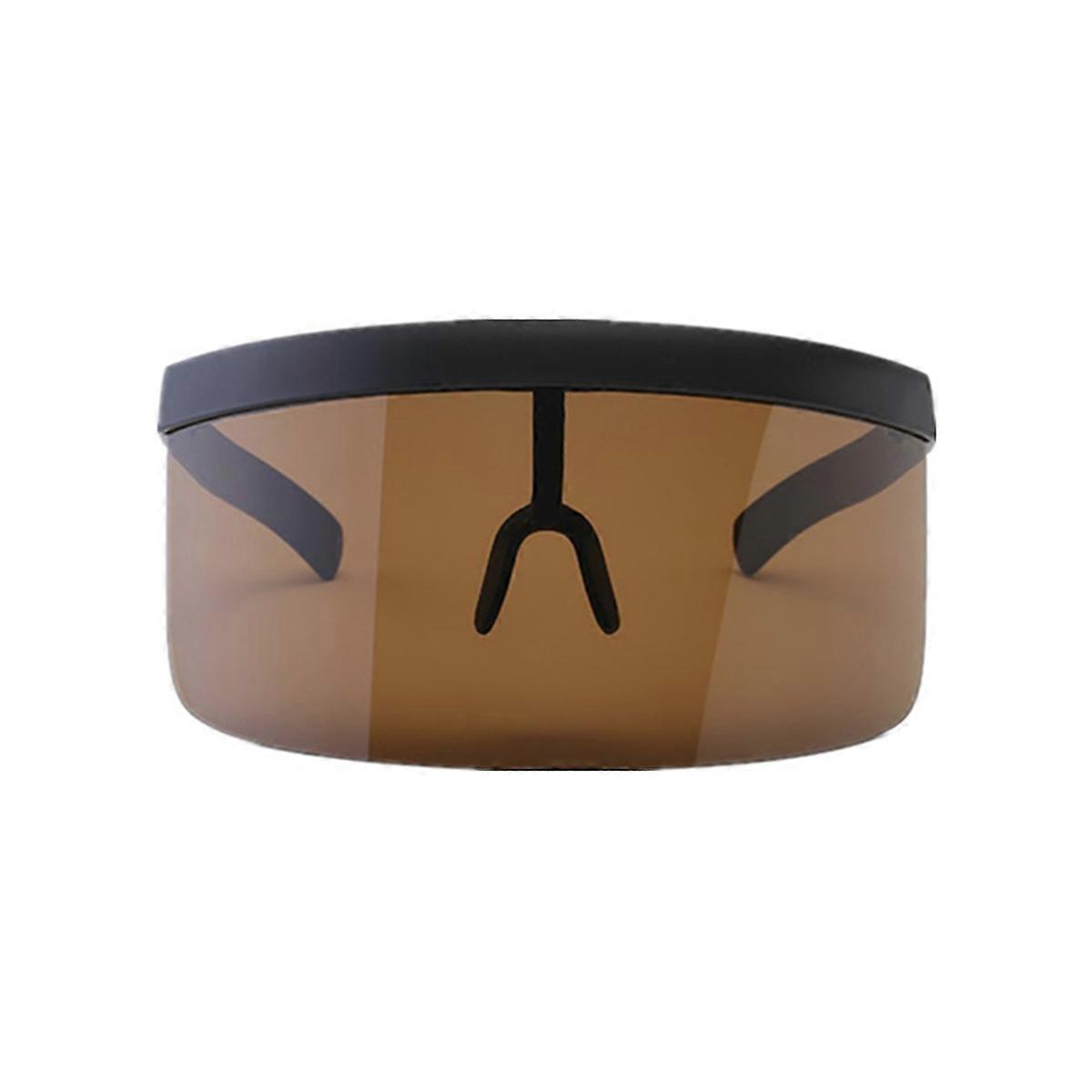 Stylish Coffee Sunglasses with Ultra Lightweight PC Frame for Daily Outdoor Wear and Sun Protection