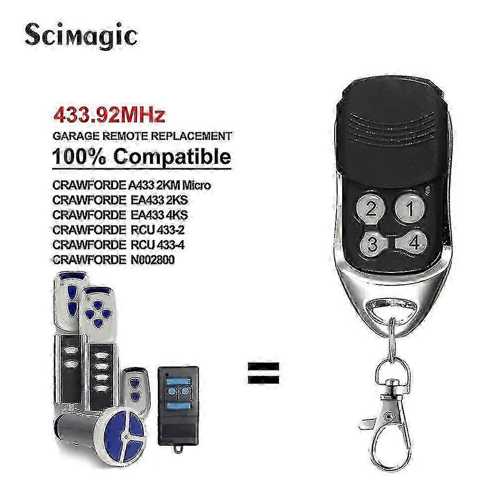 2km Range 433.92mhz Rolling Code Garage Remote Control Normstahl Ea433 for Gate in Europe