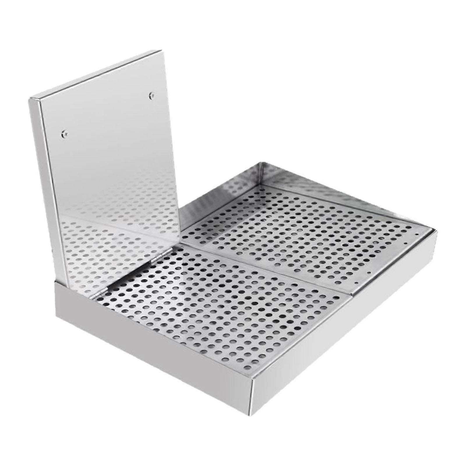 Snack container with oil drainage system for grilling and frying, 43x29x5cm