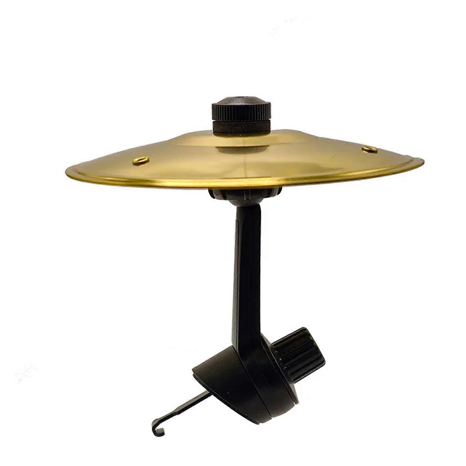 Auto Decoration: Gold-colored Crash Basin Drum Set with Hammer and Ventilation Slot for Fun While Driving