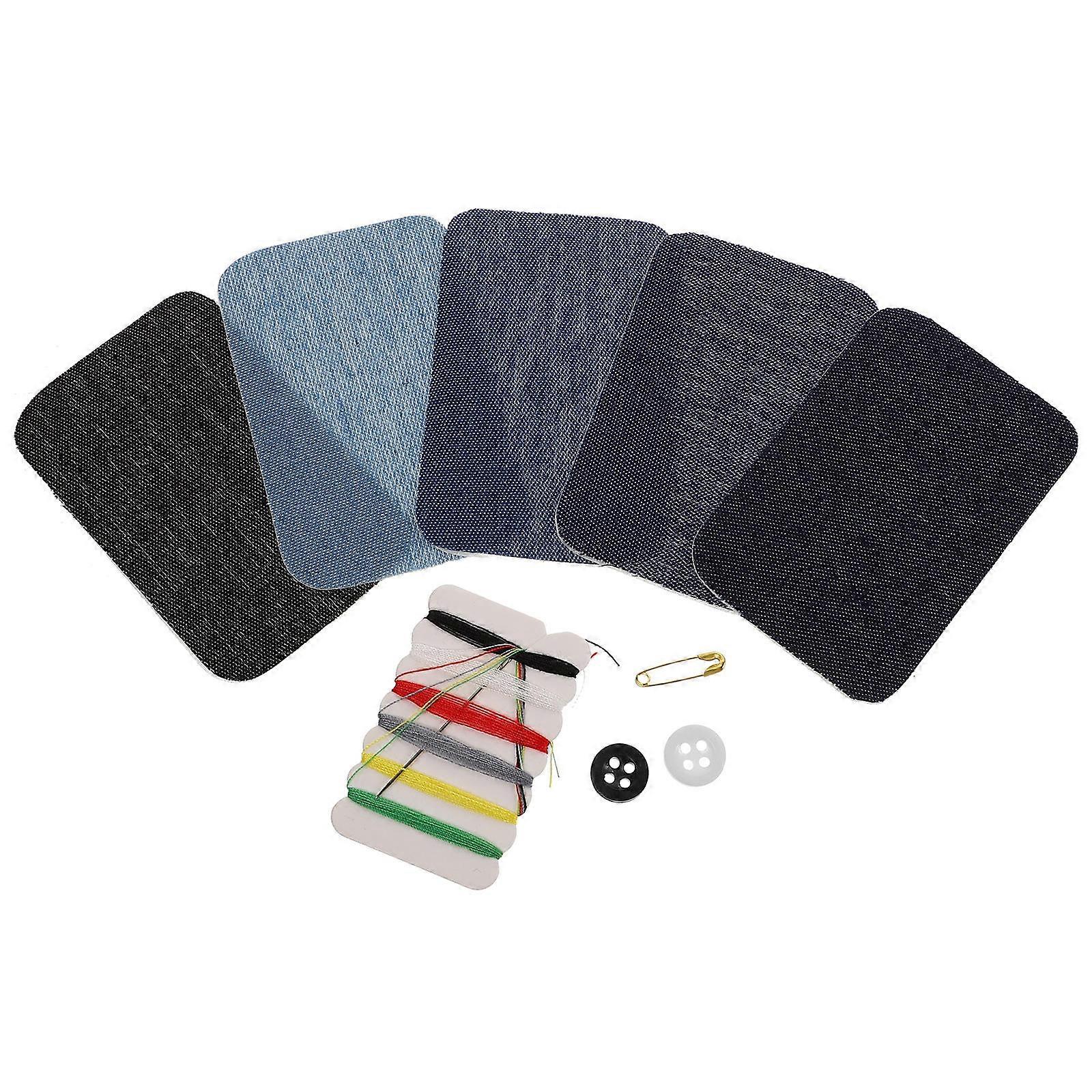 Embroidery Applique Patches Iron On Patches For Everyday Use In Blue Ideal For Decorating Clothes And Mending Fabrics With 1 Set