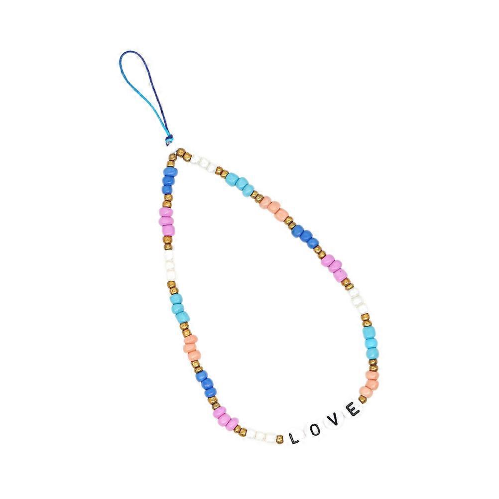 Creative Colorful Phone Lanyard Made of Synthetic Material for Decoration Multi 1pc