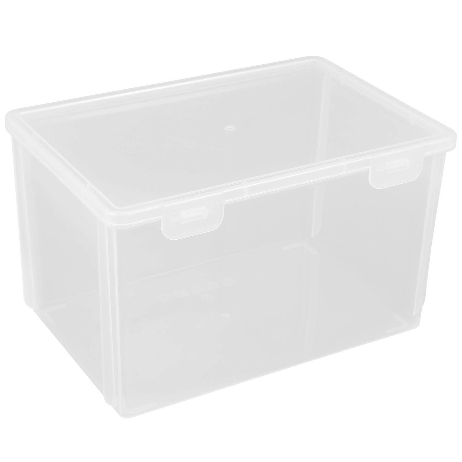 Transparent PP Bread Container for Fresh Food Storage Organizer Ideal for Kitchen and Pantry 9.8x5.5x4.3 Inches
