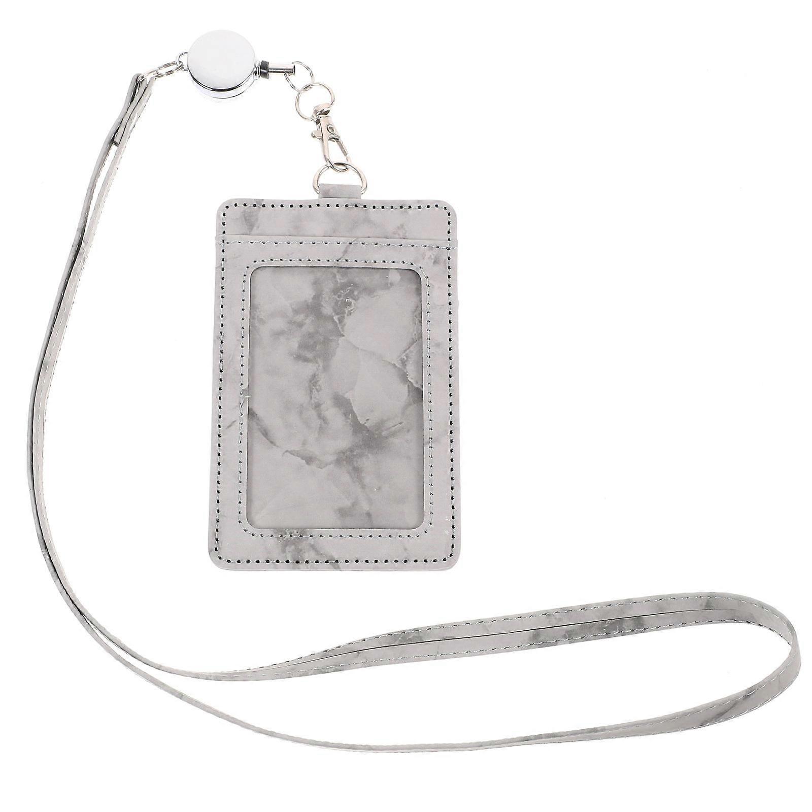 Hanging Badge Reel ID Holder Designed For Medical Personnel And Volunteers With Materials And Rectangular Shape 1 Set