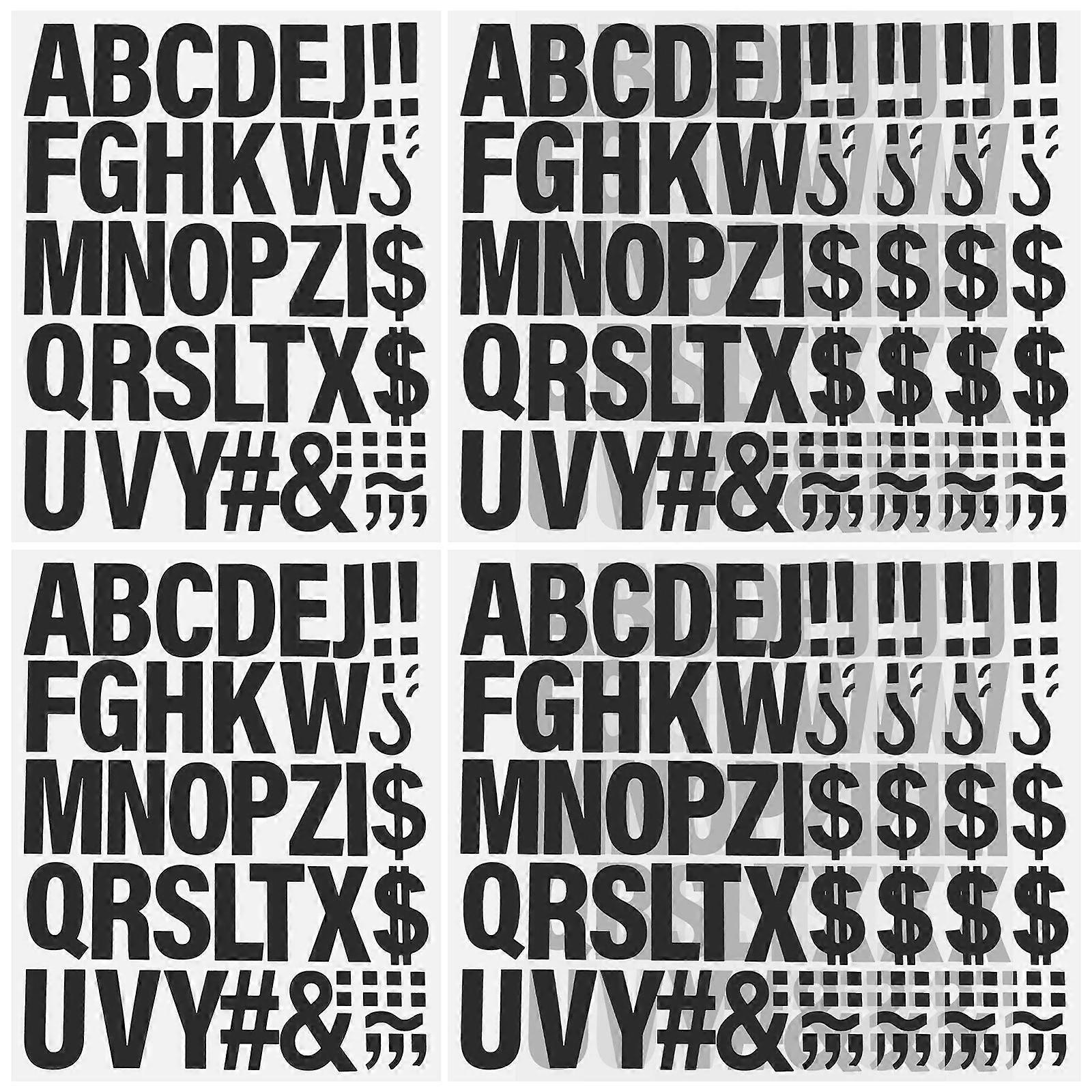 Iron On Decals For Detail Crafting Time On T-Shirts And Pillows 10 Sheets In Black